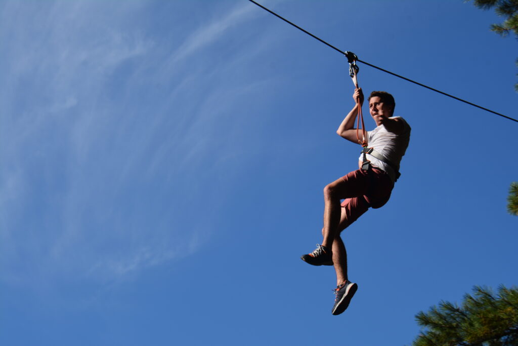 Tyroliennes sainte-cécile, camiers